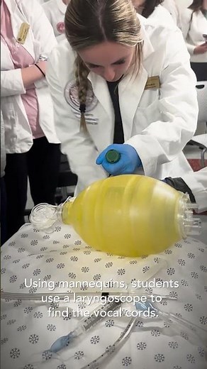 POV: PA Students Practicing Intubation
