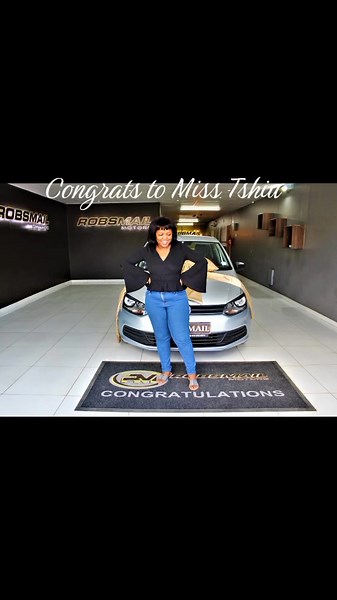congratulations to Miss Tshiu on her new polo Vivo!💐🎉 #congratulations #newcar #polovivo
