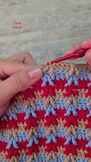 FP Herringbone Stitch 2 Row Repeat Crochet Pattern | Crochet Blanket #crochettutorial #easycrochet
