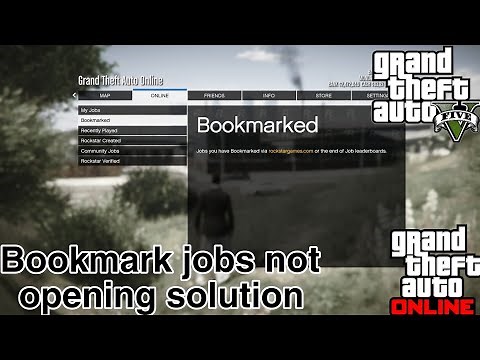 Bookmarked jobs not showing up gta online | how to find bookmarked jobs gta v | bookmark jobs gta 5