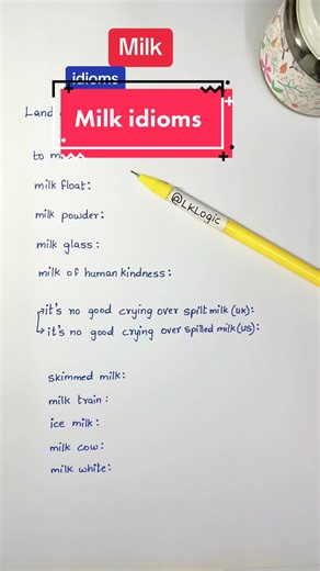 Exploring Milk Idioms and Their Meanings