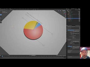 Creating a 3D Pie Chart in Blender 2.93