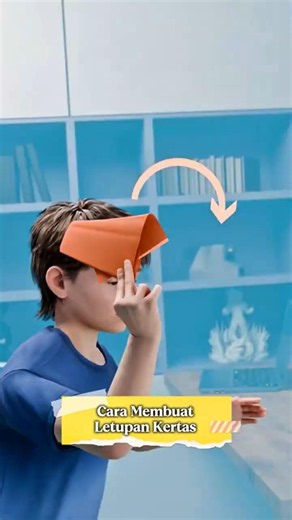 How to Make a Paper Popper #papercraft #origami #knowledge #educationalanimation #feedshort