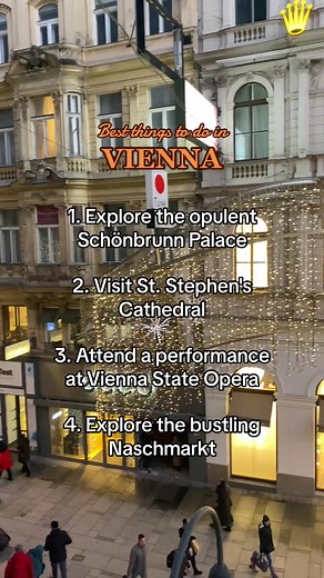 Vienna: Where History Meets Culture 🏰🤍 #vienna #viennatravel #wien #viennacity #viennatiktok #visitvienna #wheretovisit #thingstodo #thingstodoinvienna
