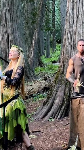 Double electric harps, ethereal vocals, Viking drums, antlers, Icelandic chants!