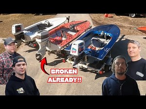 Our Competitors stop by the Shop! + We Get 3 13ft Deltas ready for summer... Almost!