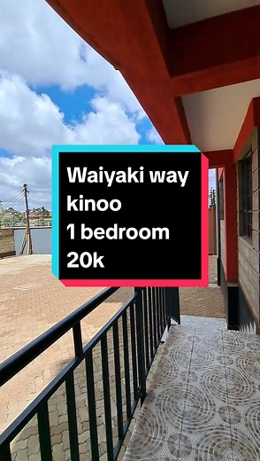 Another spacious 1 bedroom in kinoo going for 20k.Water throughout, Internet ready,security 👌.proximity to the road and very serene.