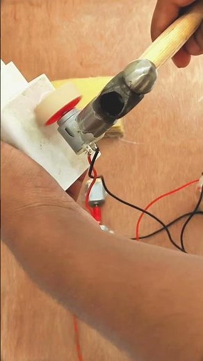 Mini Drill Machine Using Hammer Handle🔥। DIY Motor Project #shorts #scienceproject