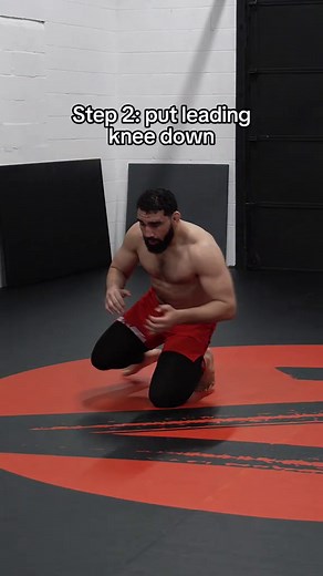Double leg shot in 3 steps 🤼‍♂️ #wrestling #doubleleg #takedown #bjj #ufc