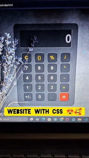 Website With CSS #shorts