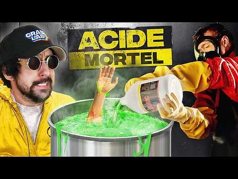 Expérience : Faire disparaitre un corps dans de l'acide (Breaking Bad)