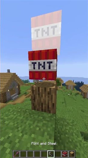 Minecraft's simplest TNT Cannon #minecraft #minecraftbuilding