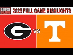 Georgia vs Tennessee 2025 | EVERY PLAY Full Game Highlights | College Football Week 3 | OT Thriller!