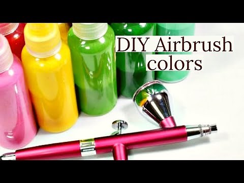 DIY AIRBRUSH INK /Airbrush colours diy