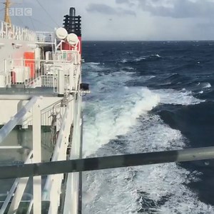 320K views · 2.7K reactions | Hold on to your lunch... a freak wave hit this ferry during high winds in the Scottish Highlands.  | BBC Scotland News | Facebook