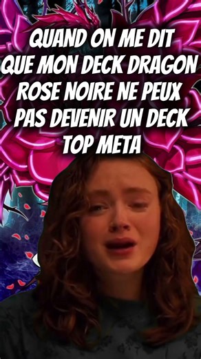 I believe in my Black Rose Dragon deck 🌹🙈