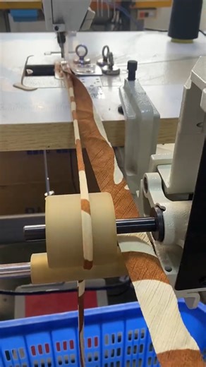 Automated sewing machine for core-spun products, #machine #viral video #shortvideo