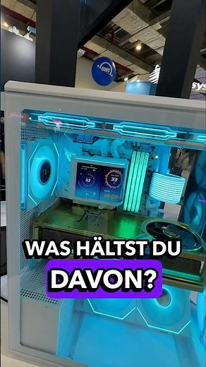 Lian Li has completely lost it with their AIOs 😮 #pcbuilding #gamingpc #computex