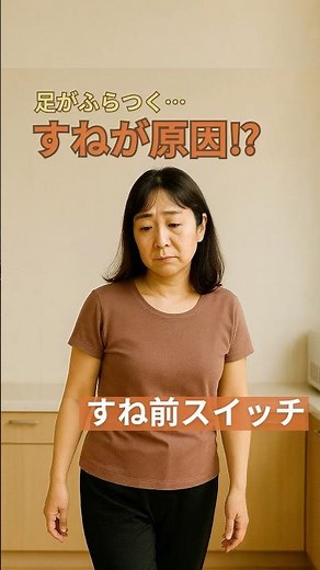 【40代・50代】立つとふらつく原因は“すね前ライン”でした｜足×すね前ラインで重心が戻る方法👣