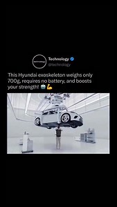 Imagine wearing an exoskeleton as light as a jacket, yet powerful enough to turn anyone into a work machine, with Hyundai’s X-ble weighing just 700 grams, battery-free, and cutting shoulder strain by up to 60 percent. 🤖🧥 The design merges human movement with mechanical strength, showing how industries facing higher demands can rely on wearable tech that reduces physical effort without adding heavy or complex gear. With innovations like this, the line between body and machine keeps fading, maki