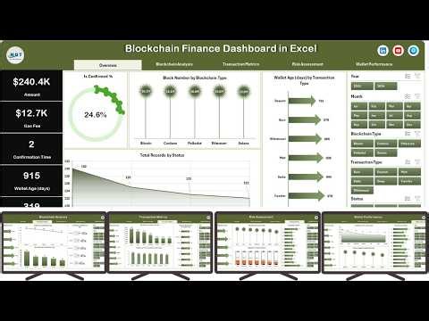 Blockchain Finance Dashboard in Excel