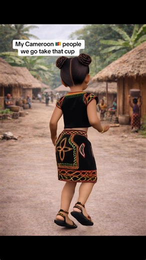 Cameroon traditional dance . Dancing for our indomitable lions 🦁.ont va gagne le Afcon 😂😂 .#dancing #aidancingavatar #cameroontiktok🇨🇲 #AFCON #dancingbaby