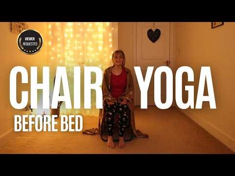 Bedtime Chair Yoga for Seniors Over 60 | Better Sleep Routine