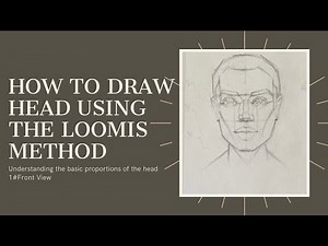 How to draw the Loomis method part#1