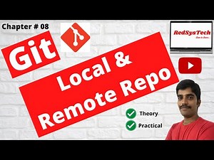 #08 Git local repository | Git Remote repository | Git basics | Git repository | Github | RedSysTech