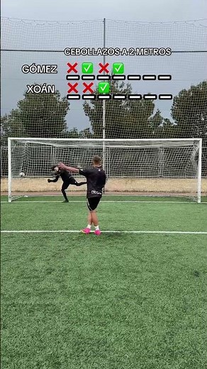 Encañonando al portero a 2 metros #shorts #futbol