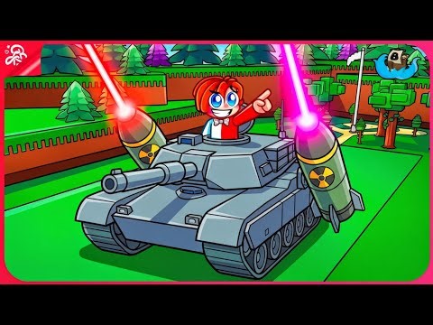 I Built a Tank with a Nuke in Roblox Build a Boat!