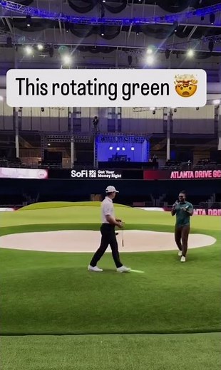 Mind-Blowing Rotating Green Setup at TGL! #golf