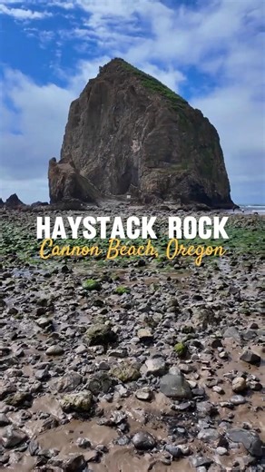 It’s not just a boulder… it’s ✨Haystack Rock✨ | #oregoncoast #cannonbeach #haystackrock