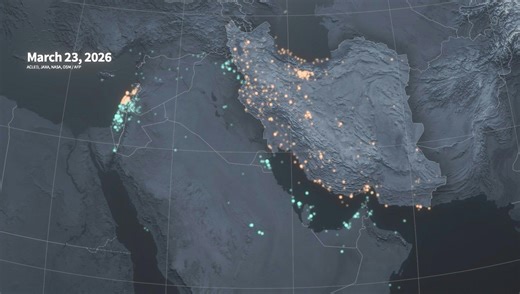 Animated map: Attacks in the Middle East since February 28