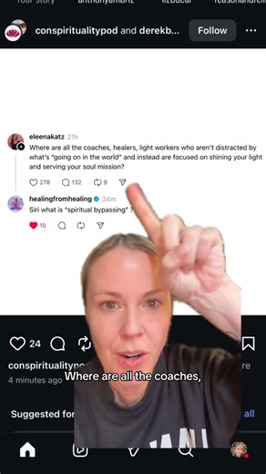 Brittney Hartley on Instagram: "#spirituality #nononsensespirituality #spiritualbypassing #projecting"