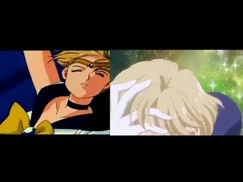 美少女戰士 天王星 海王星 變身 比較 Crystal Uranus Neptune 90s VS Crystal Henshin Make Up