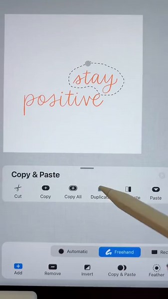 Dani | Positively Present (@positivelypresent) - How to Cut and Paste in Procreate Tutorial