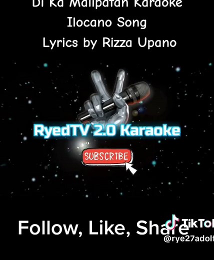 Di Ka Malipatan Karaoke - Ilocano Song Lyrics
