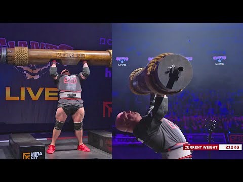 Mitchell Hooper | 170kg, 186kg, 200kg & 210kg Log Presses