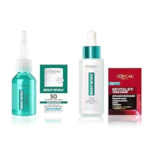 L'Oreal Paris Bright Reveal Exfoliant Peel + Niacinamide Serum, 1 kit