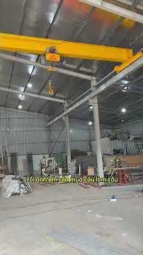 Lắp cầu trục dầm đơn 2.8 tấn - sử dụng Palang Nippon : hp 0902091018 #cautruc #cautrucdamdoi
