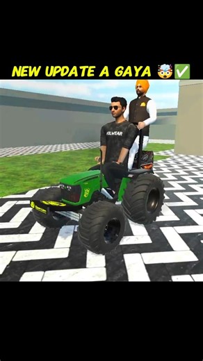 mini tractor add 💥 in Indian desi life simulator 3D new update a gaya 👍 #viral #trending #newupdate