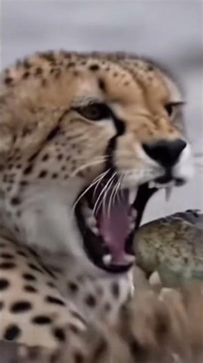 Crocodile’s Shocking Ambush On Cheetah