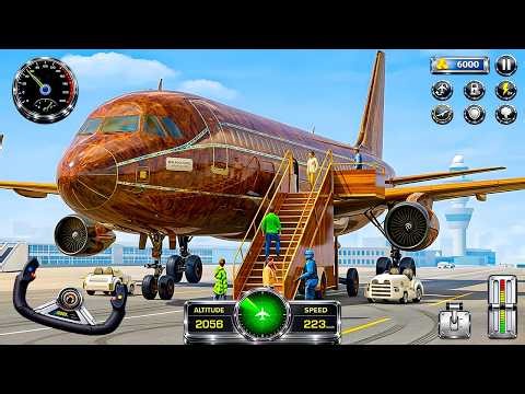 New Flight Airplane City Pilot Simulator - Boeing Plane Emergency Landing 🚨✈️ Android Gameplay
