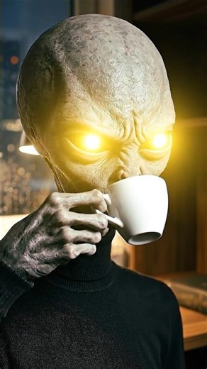 Cosa succede se dai 3 ESPRESSO a un ALIENO? 🛸 (Guarda fino alla fine) 🤭 #caffè #espresso #aliens