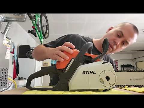 Stihl MS180C review and maintenance