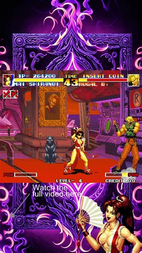 Mai vs Rugal – Women Fighters Team | The Arcade Trial Begins