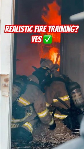 Firefighter Training | Live-Fire and Forcible Entry Drills #shorts