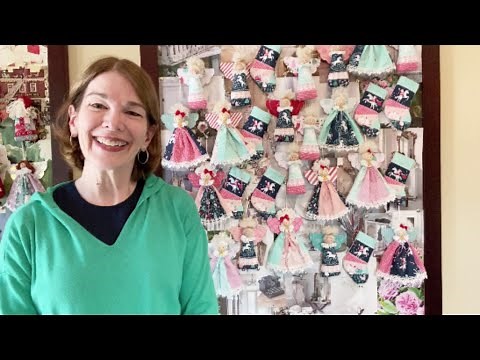 How to Make 30 Christmas Ornaments from Nine Fat Quarters of Holiday Fabric - Part One