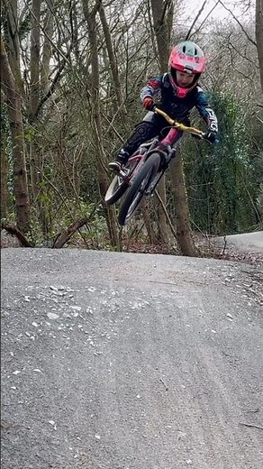 Kid does easy dirt jump tricks with @insta360 🥲
